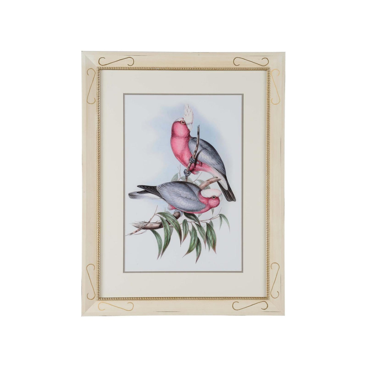 Chelsea House Pastel Parrots Frame