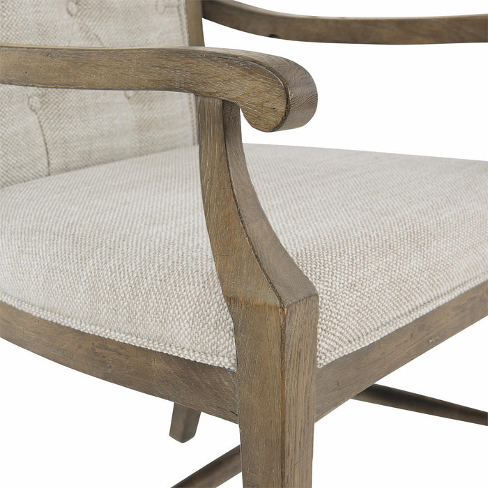 Bernhardt Rustic Patina Arm Chair