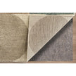 Feizy Eden 39QUF Modern Color Block Rug in Ivory/Brown/Blue
