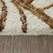 Feizy Wallace 8A44F Modern Ikat Rug in White/Brown