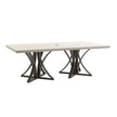 Tommy Bahama Outdoor Cypress Point Ocean Terrace Dining Table With Weatherstone Top - Driftwood
