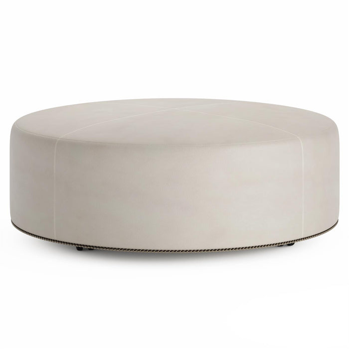 Bernhardt Lolo Leather Ottoman