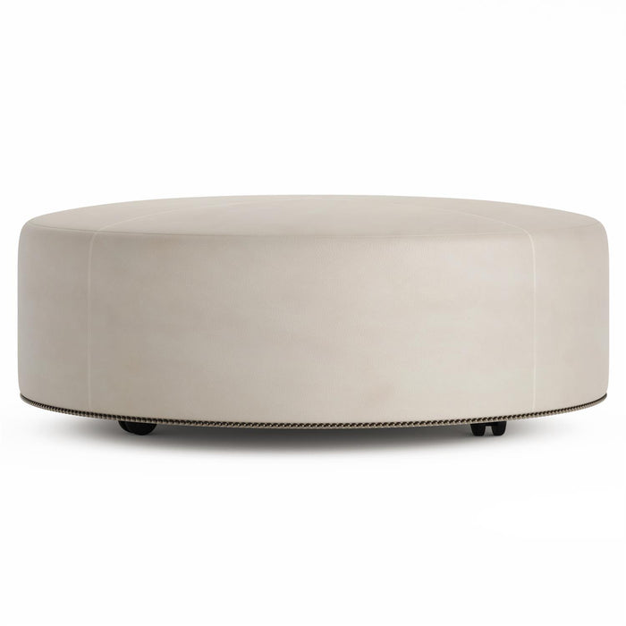 Bernhardt Lolo Leather Ottoman