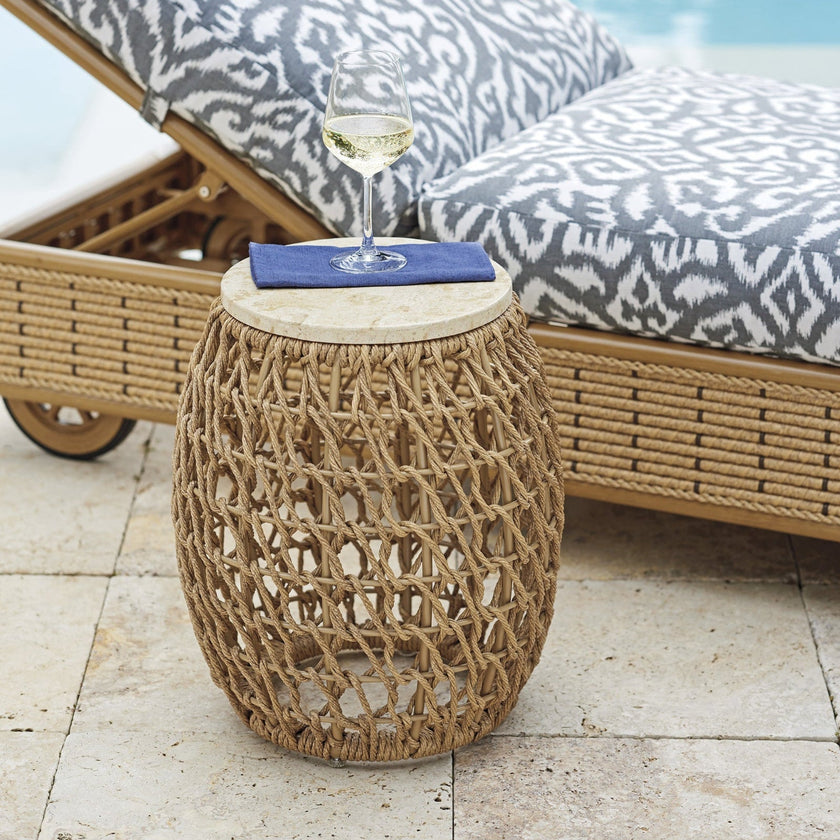 Tommy Bahama Outdoor Los Altos Valley View Round Accent Table