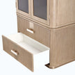 Michael Amini West Kensington Display Cabinet - Sea Salt Caramel