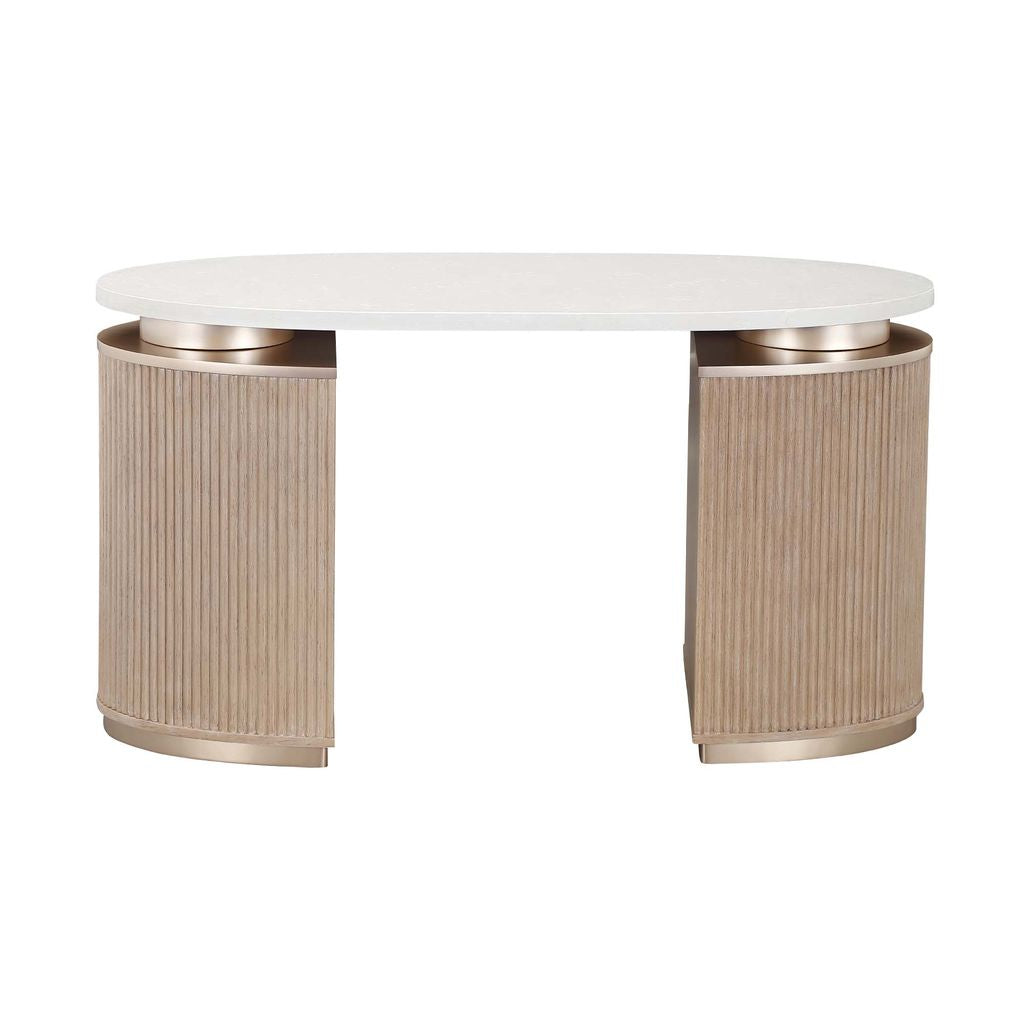 Michael Amini West Kensington Vanity - Sea Salt Caramel