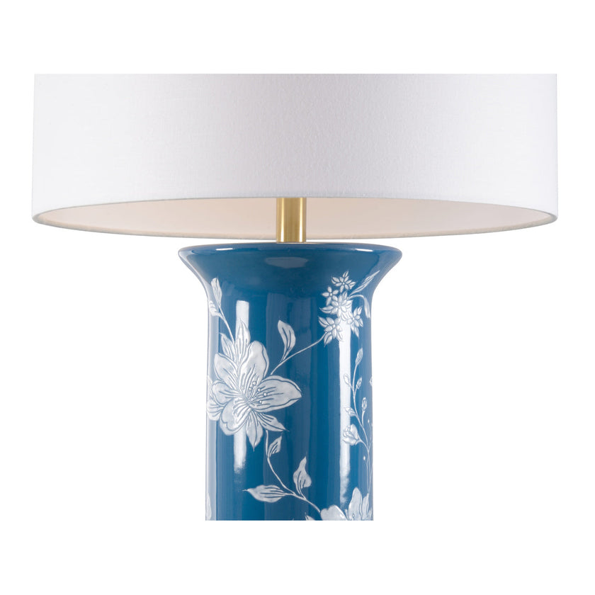 Wildwood Chastity Blue White Lamp