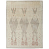 Feizy Kasbah 69G3F Transitional Diamond Rug in Tan/Gray/Red