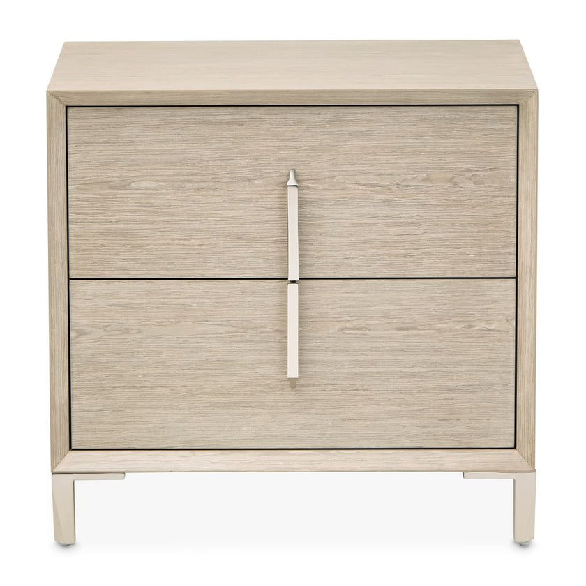 Michael Amini Lotus Bay Large Nightstand - Sand