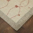 Feizy Kasbah 69G3F Transitional Diamond Rug in Tan/Gray/Red