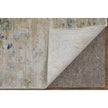 Feizy Sonora 39NUF Modern Abstract Rug in Ivory/Blue/Red