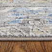 Feizy Melrose 39P0F Transitional Distressed Rug in Gray/Red/Blue