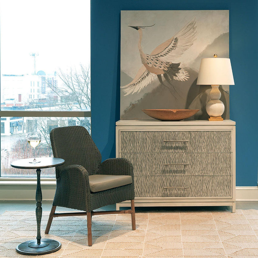 Woodbridge Furniture Woven Arm Chair