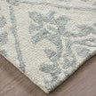 Feizy Belfort 8A29F Traditional Floral & Botanical Rug in Ivory/Gray