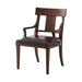 Theodore Alexander Eternal Flame Mahogany Armchair - Set of 2