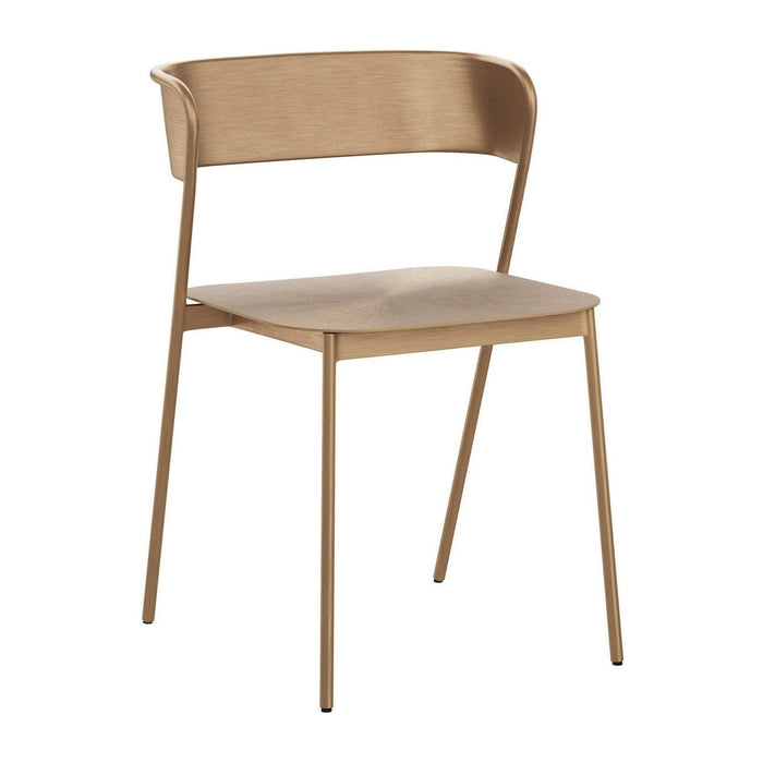 Sunpan Keanu Dining Chair - Antique Gold