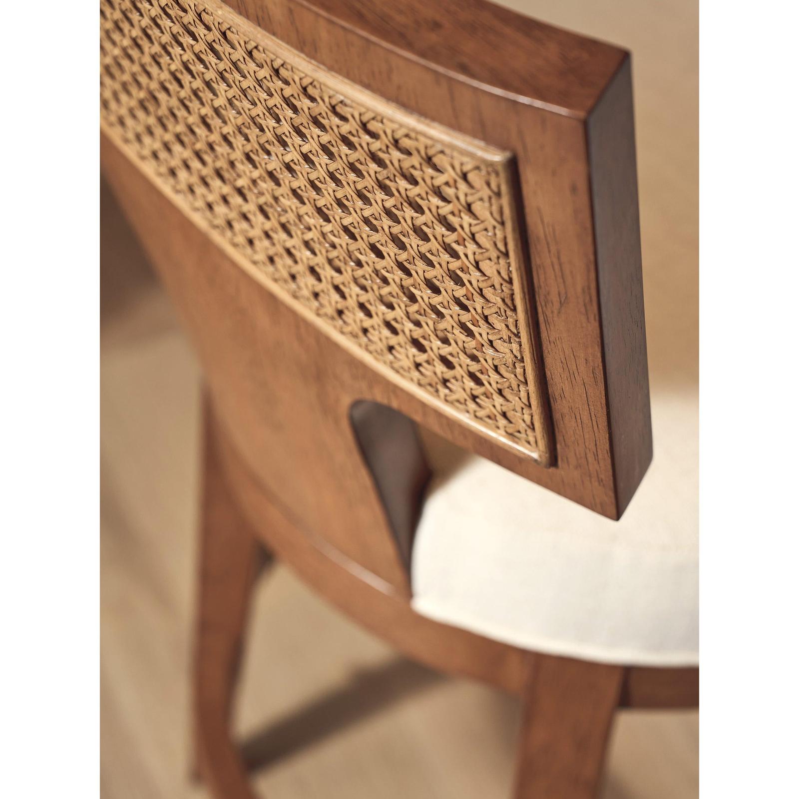 Lexington La Costa Calavera Woven Swivel Counter Stool