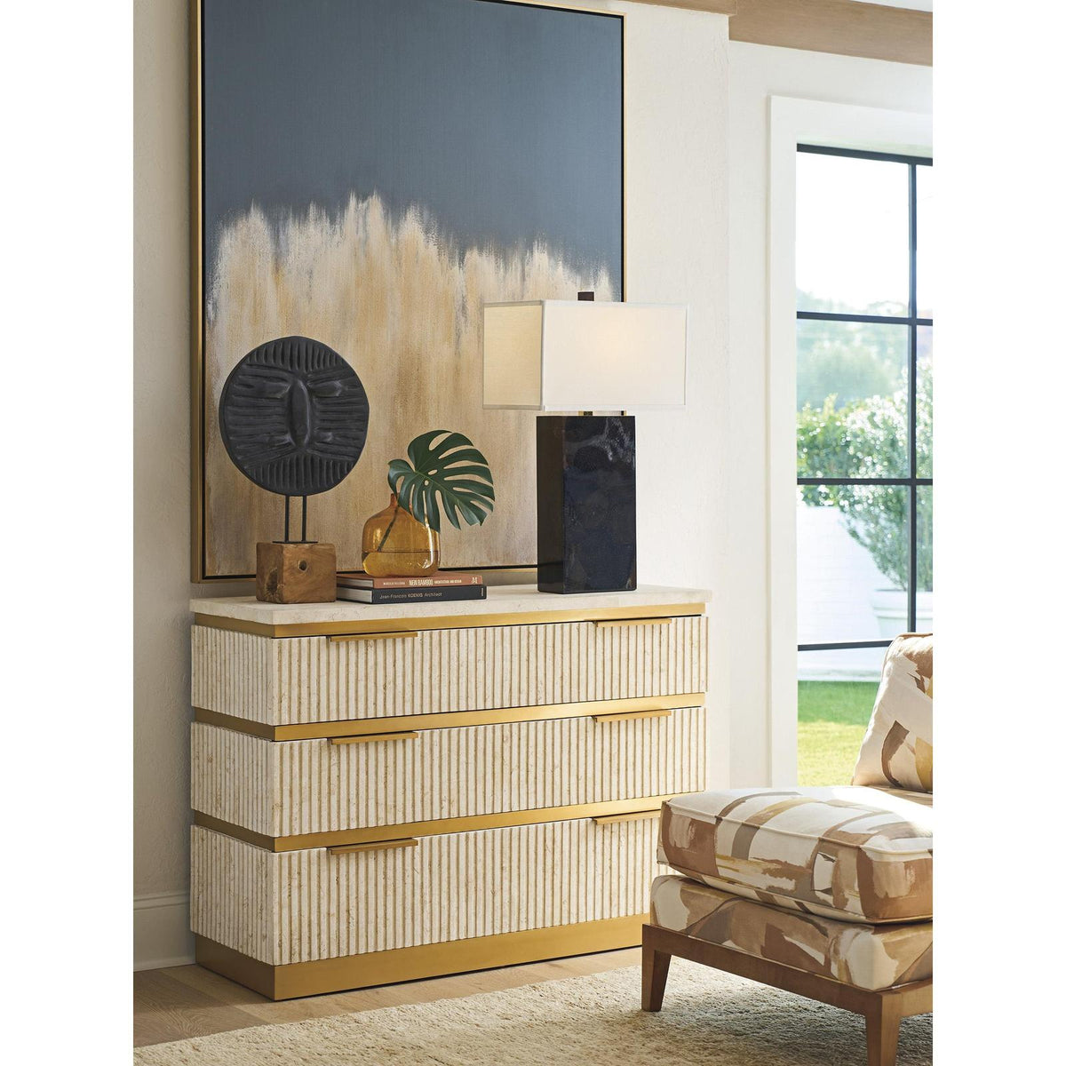 Lexington La Costa Montage Stone Hall Chest