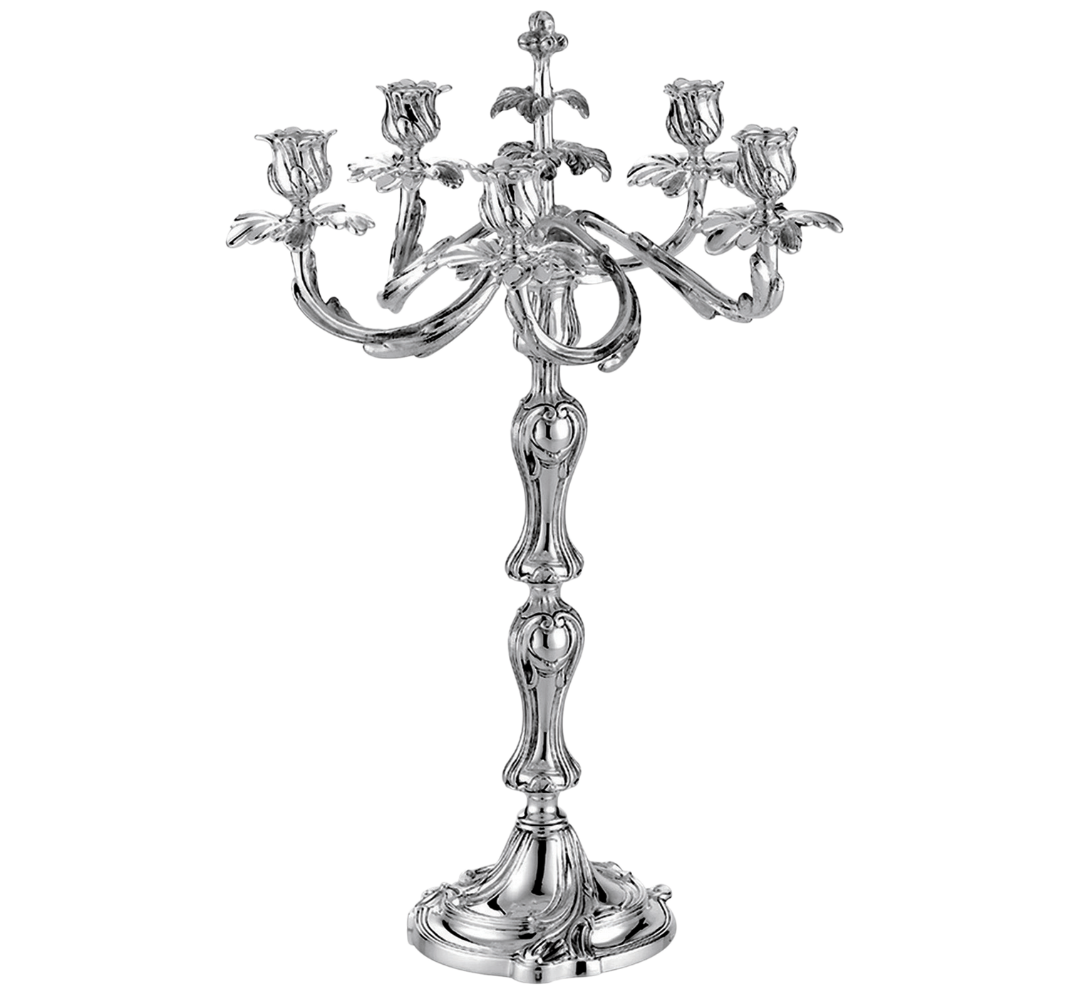 Christofle Trianon Silver Plated 5-Light Candelabra