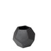 Global Views Faceted Vase - Matte Black