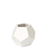 Global Views Faceted Vase - Matte White