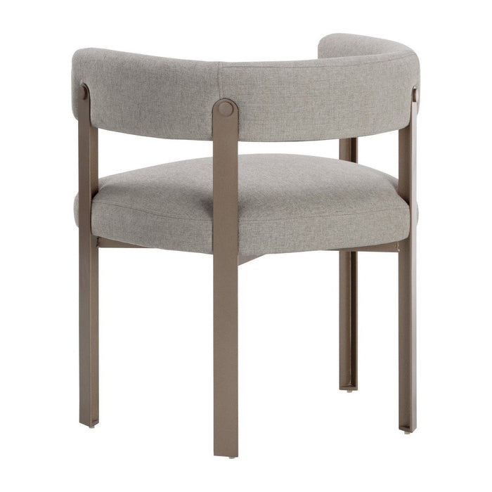 Sunpan Mae Dining Armchair - Ernst Sandstone