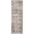 Feizy Melrose 39P5F Traditional Floral & Botanical Rug in Tan/Blue/Red