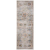 Feizy Melrose 39P5F Traditional Floral & Botanical Rug in Tan/Blue/Red