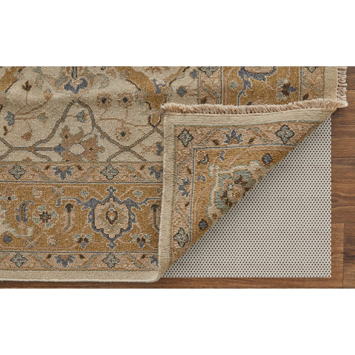 Feizy Corbitt 0611F Traditional Oriental in Ivory/Gold