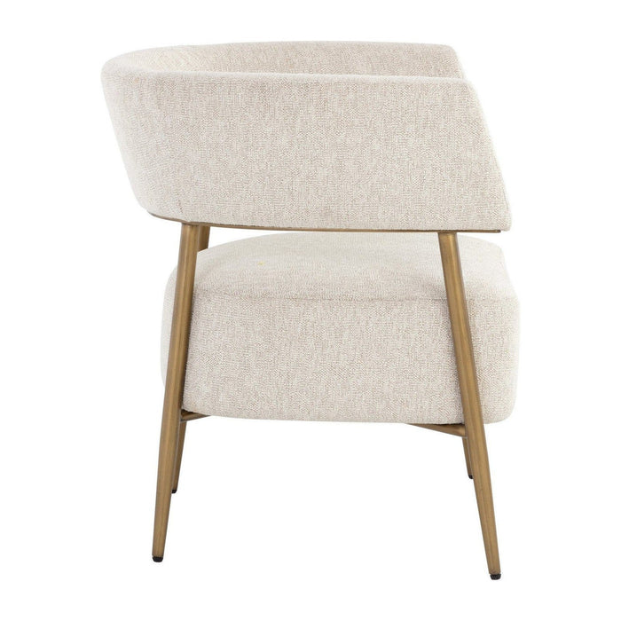 Sunpan Maestro Lounge Chair - Dove Cream