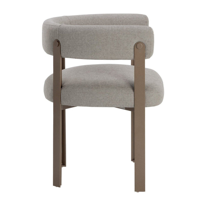 Sunpan Mae Dining Armchair - Ernst Sandstone