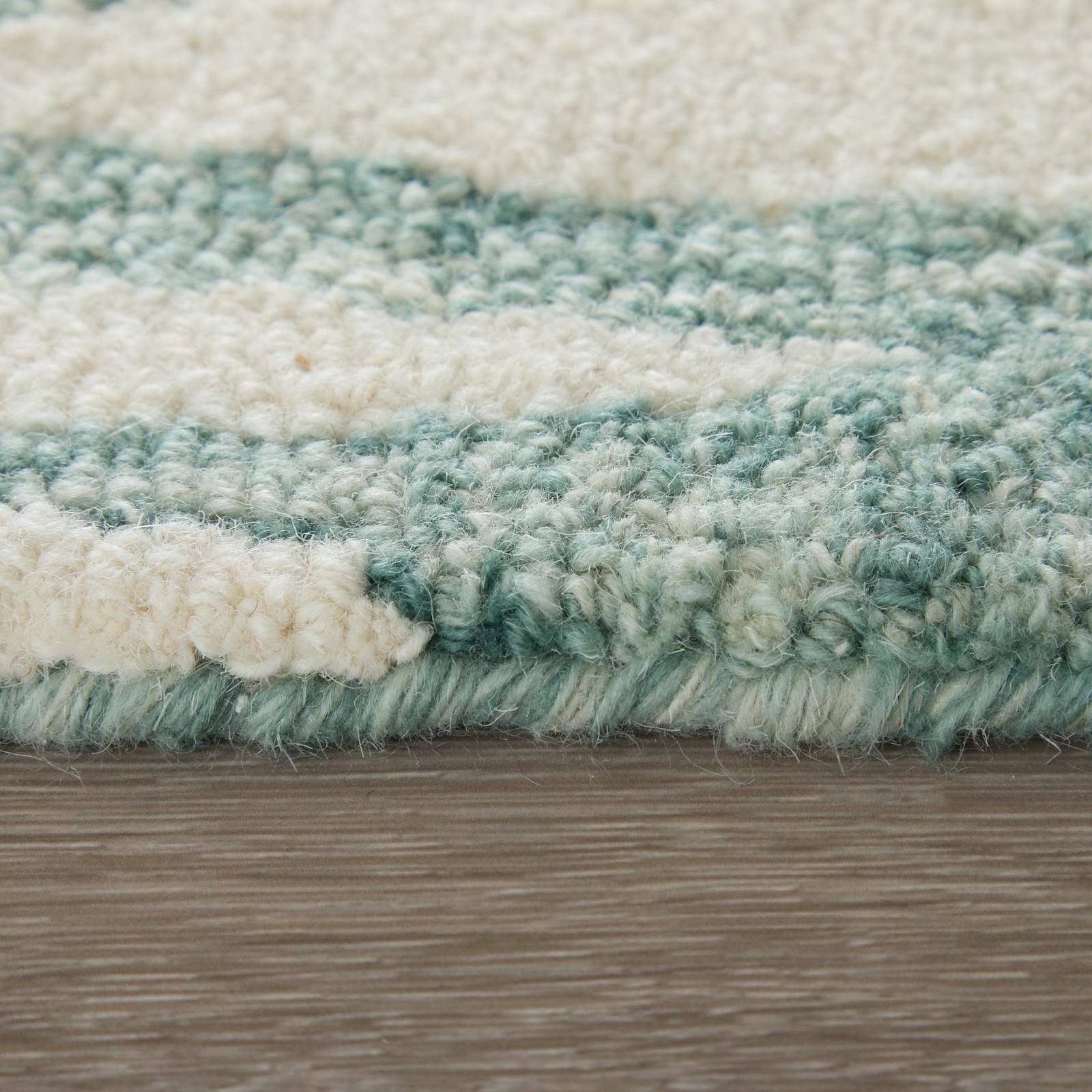 Feizy Wallace 8A40F Modern Chevron Rug in Blue/White