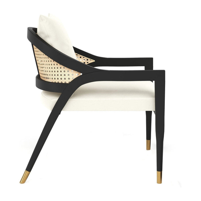 Sunpan Kirsten Lounge Chair - Linoso Ivory