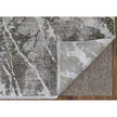 Feizy Cadiz 39N6F Modern Abstract Rug in Gray/Green/Taupe