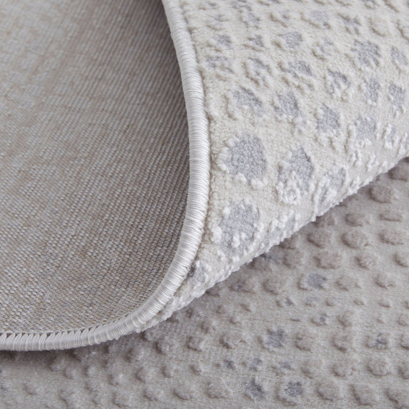Feizy Prasad 39N8F Modern Distressed in Ivory/Silver/Gray