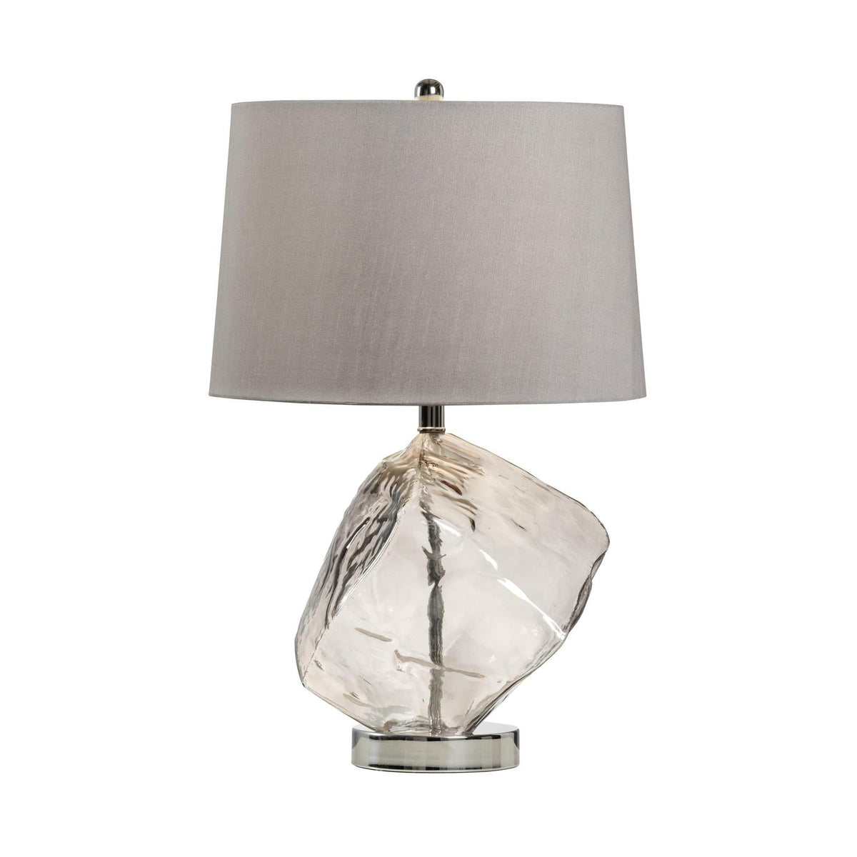 Wildwood Ice Smoked Glass Lamp