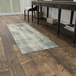 Feizy Eden 39QYF Modern Abstract Rug in Green/Ivory/Brown