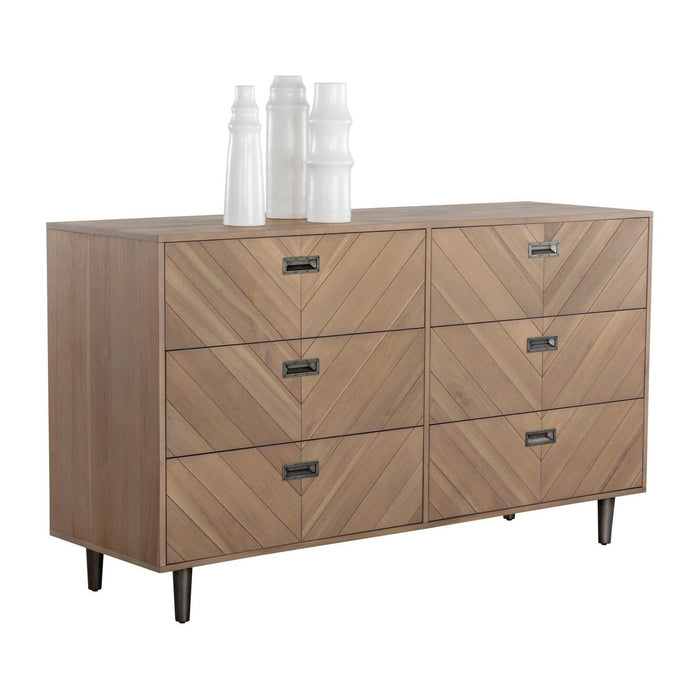 Sunpan Greyson Dresser - Light Acacia