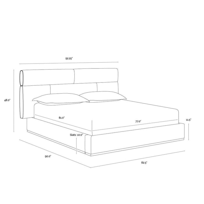 Sunpan Beckham Bed