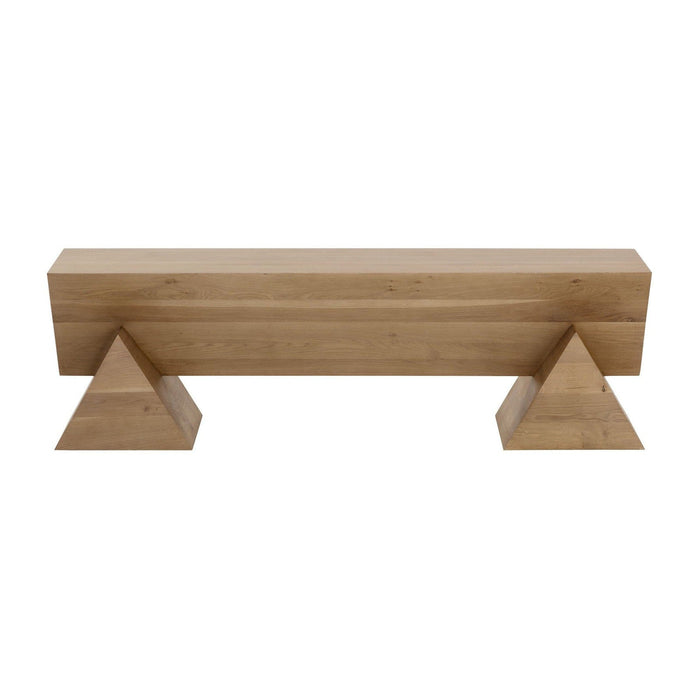 Sunpan Gregor Bench - Rustic Oak