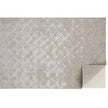 Feizy Micah 3047F Modern Distressed Rug in Silver/Gray/White