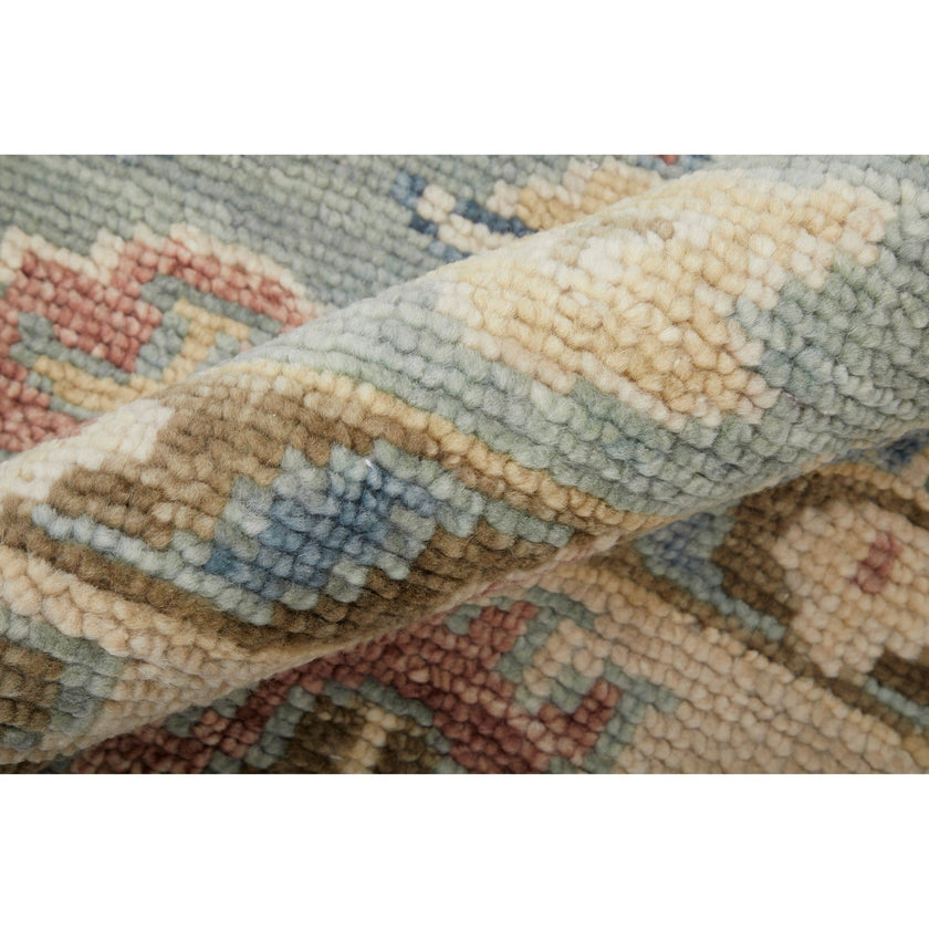 Feizy Fillmore 69CJF Transitional Floral & Botanical in Blue/Ivory/Yellow
