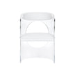 Wildwood Baran White Barrel Back Chair