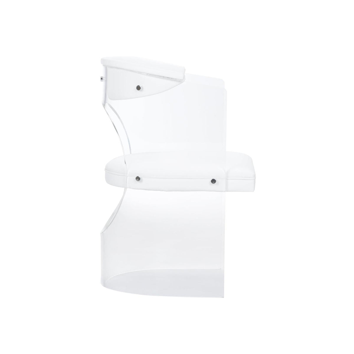 Wildwood Baran White Barrel Back Chair