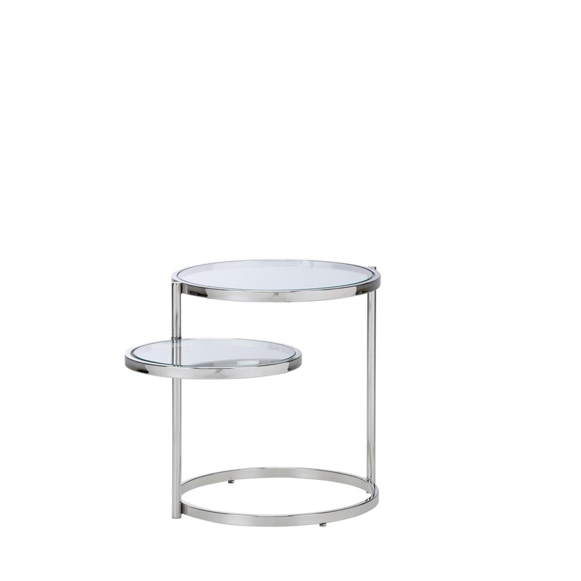 Wildwood Nickel Shelfie Side Table