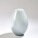 Global Views Cased Glass Stripe Vase - Blue