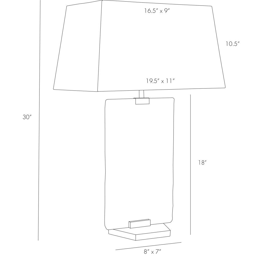 Arteriors Maddox Lamp Floor Sample