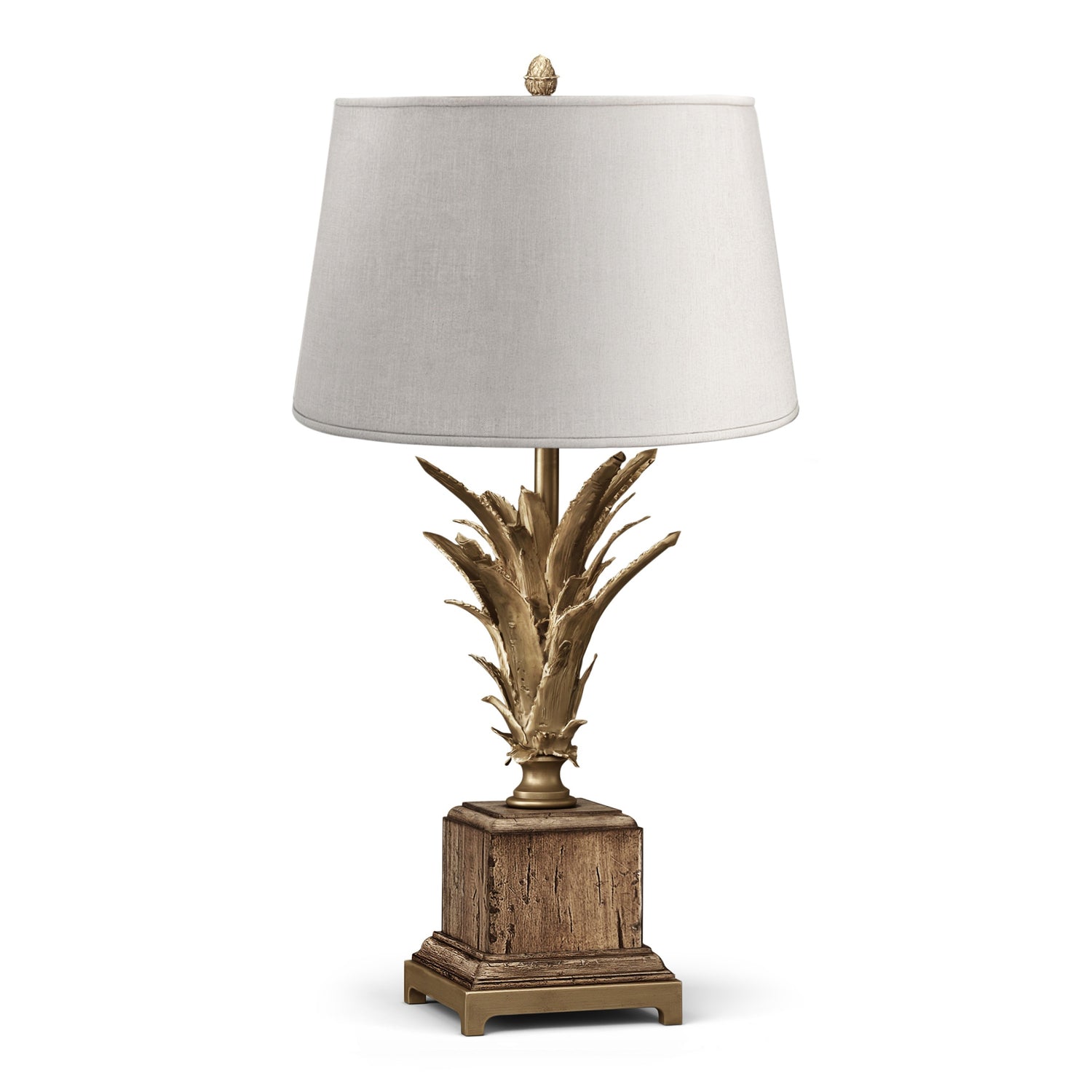 Jonathan Charles Palm Leaf Table Lamp