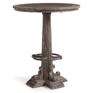 Jonathan Charles Caldera Oscura Round Bar Table