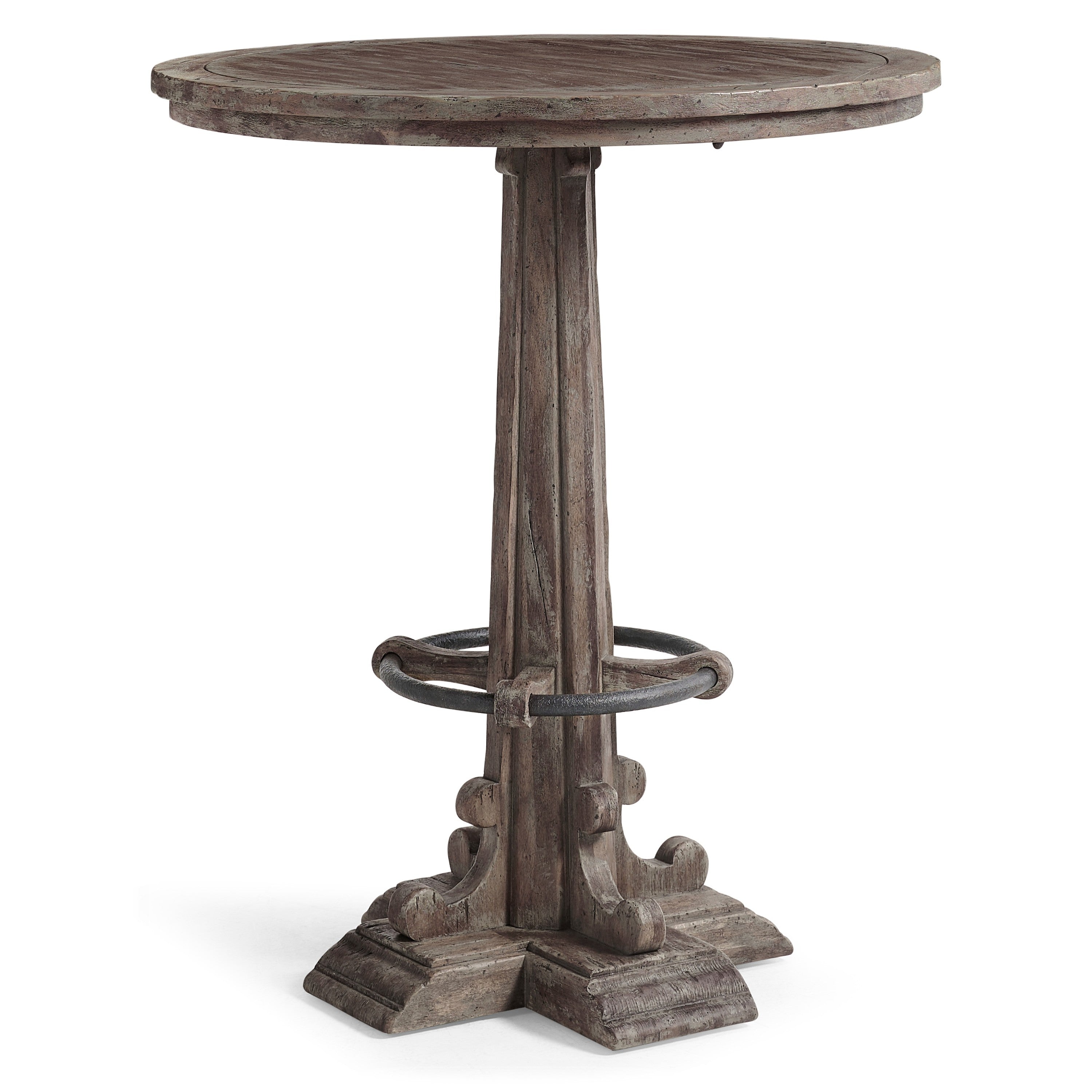 Jonathan Charles Caldera Oscura Round Bar Table